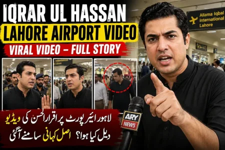 Iqrar ul Hassan Lahore Airport Video