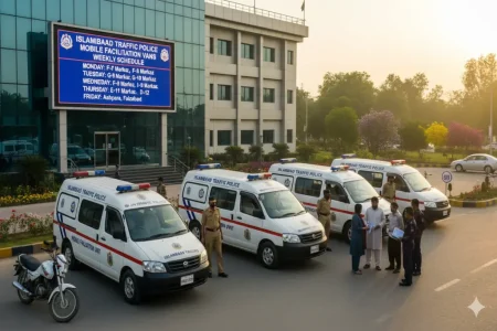 Islamabad Traffic Police Roll Out Mobile Facilitation Vans Schedule Islamabad Traffic Police