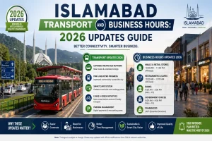 Islamabad Transport and Business Hours