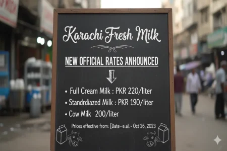 Karachi fresh milk price