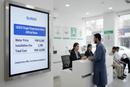 LESCO single phase smart meter price