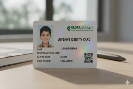NADRA Juvenile ID Card