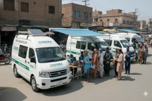 NADRA Mobile Registration Vans Across Pakistan NADRA Mobile Registration Vans
