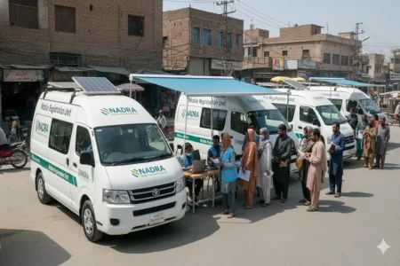 NADRA Mobile Registration Vans Across Pakistan NADRA Mobile Registration Vans