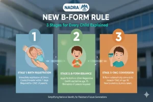 NADRA’s New Rule: Three B-Forms for Every Child Explained NADRA new B-Form rule