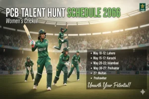 PCB Talent Hunt Schedule 2026 for Women’s Cricket (Complete Guide) PCB talent hunt schedule 2026