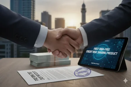 Riba-free credit risk sharing product