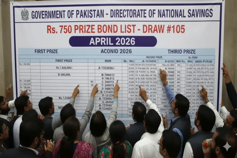 Rs 750 Prize Bond Result April 2026 Announced Rs 750 Prize Bond List April 2026