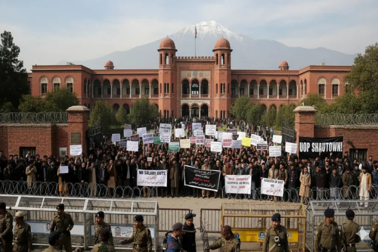 University of Peshawar Protests