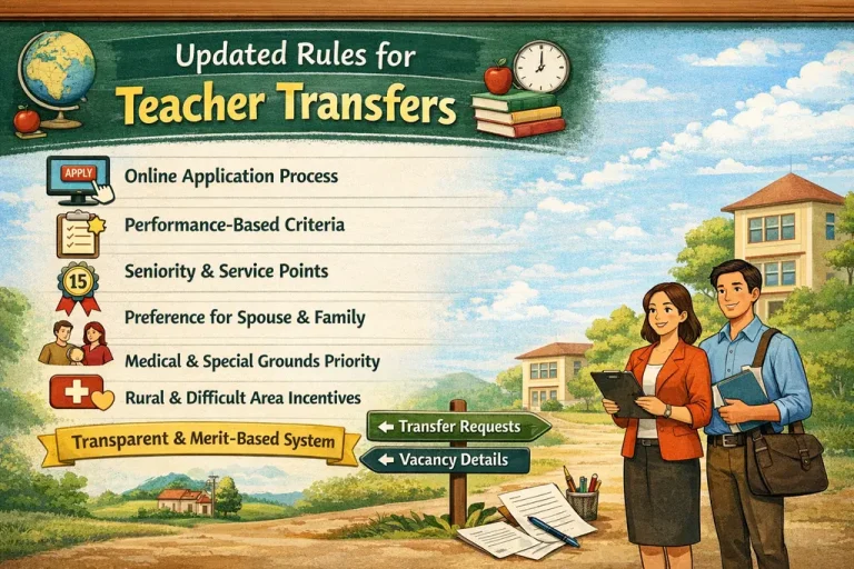 updated rules for teacher transfers