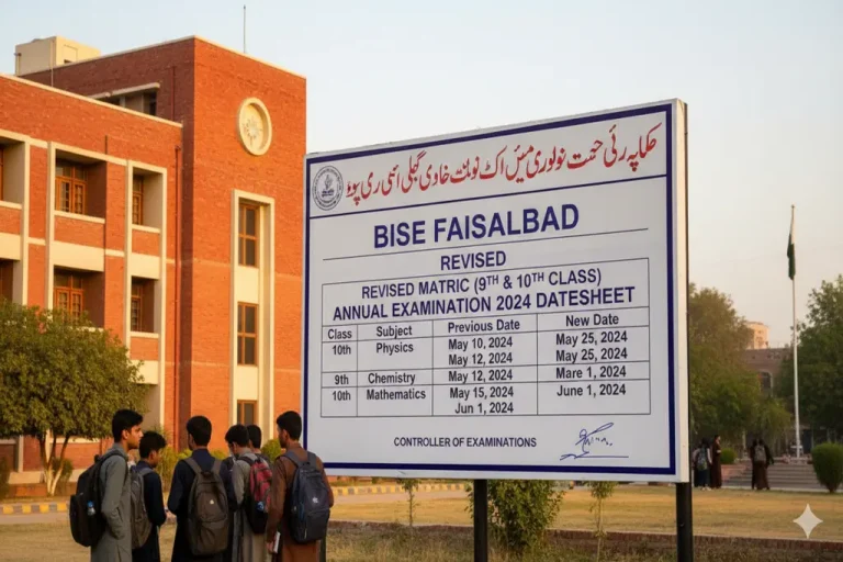 BISE Faisalabad Matric New Date