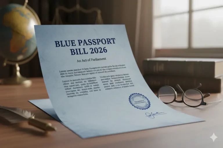 Blue Passport Bill 2026