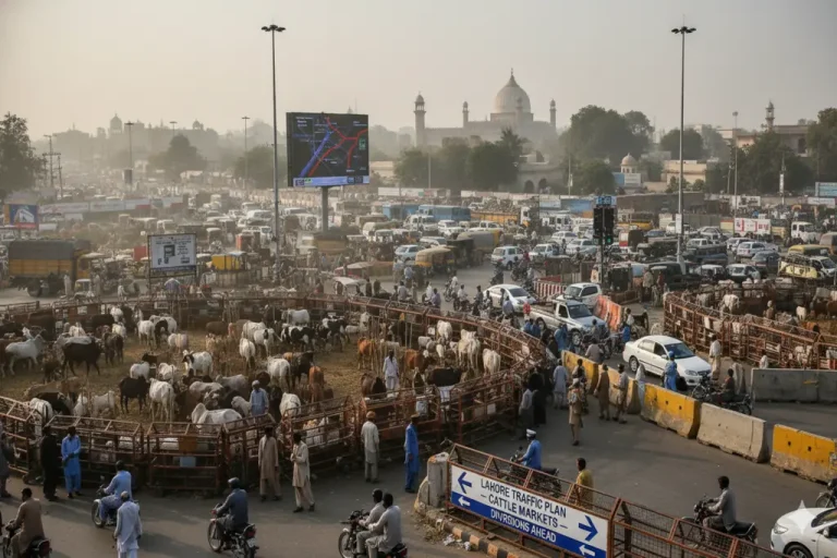 Know About Finalized Traffic Plan for Lahore’s Cattle Markets Lahore Traffic Plan Cattle Markets