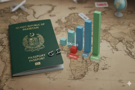 Pakistani Passport Ranking Drops to 100th: Full List of 30 Visa-Free Countries for Mobility Pakistani Passport Ranking