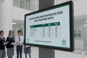 Punjab Matric Registration Fee