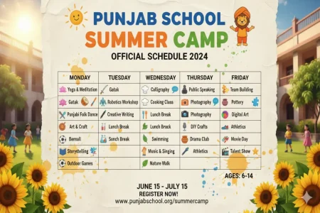 Punjab School Summer Camp Schedule: Timings, Vacation Dates, and Core Guidelines Punjab School Summer Camp Schedule
