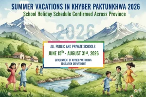 Summer Vacations in Khyber Pakhtunkhwa 2026: School Holiday Schedule Confirmed Across Province Summer vacations in Khyber Pakhtunkhwa