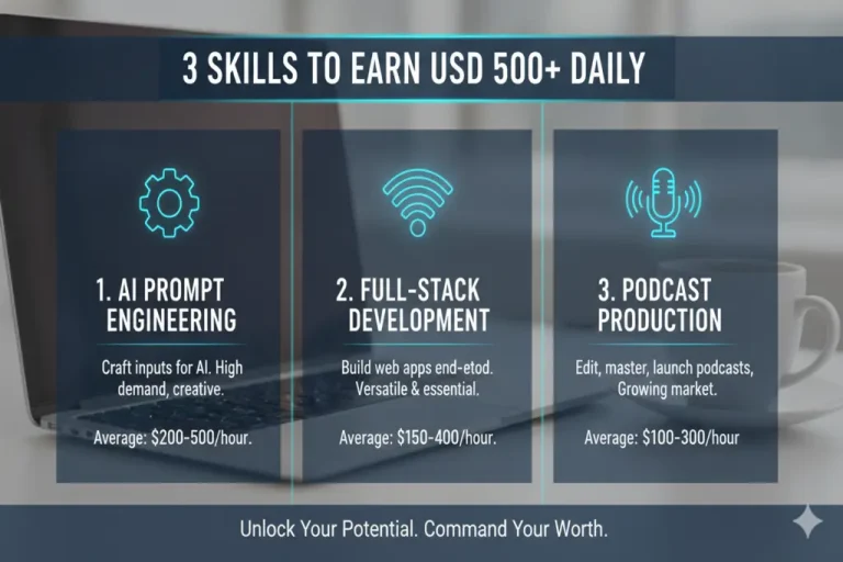 The “Anti-Office” Blueprint: 3 Skills Pakistani Students Are Using to Earn USD 500+ Monthly From Their Bedrooms 3 Skills