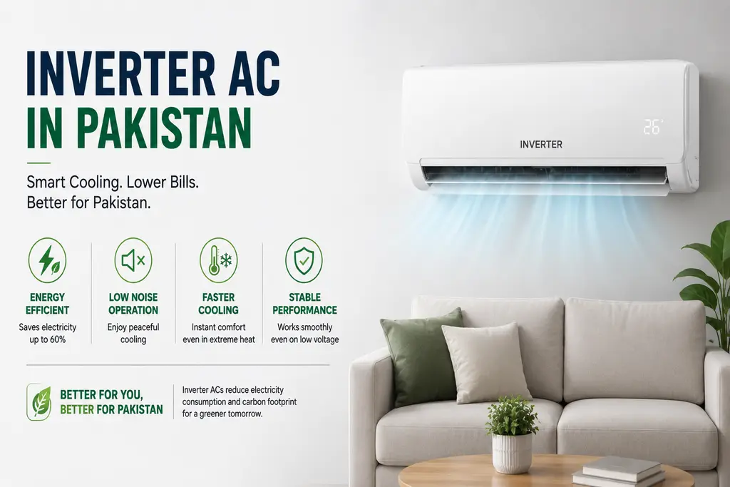 Inverter AC Prices in Pakistan: Top 1.5 Ton Energy-Saving Models to Buy This Summer Inverter AC Prices in Pakistan