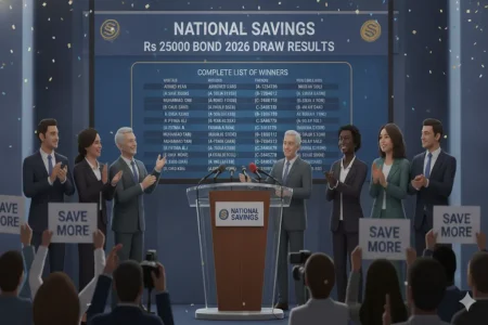 National Savings Rs 25000 Bonds June 2026 Results : Complete list of winners National Savings Results