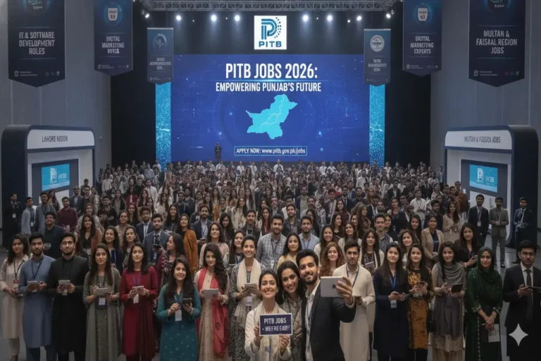 PITB Vacant Positions 2026: 45+ Technology Roles Announced with Competitive Salaries up to PKR 250,000+ Across Punjab PITB jobs 2026 across Punjab