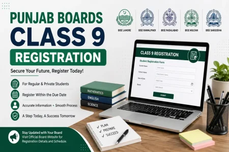 Punjab Boards Extend Class 9 Registration Deadline : New Date & Registration guide Punjab Boards Class 9 Registration