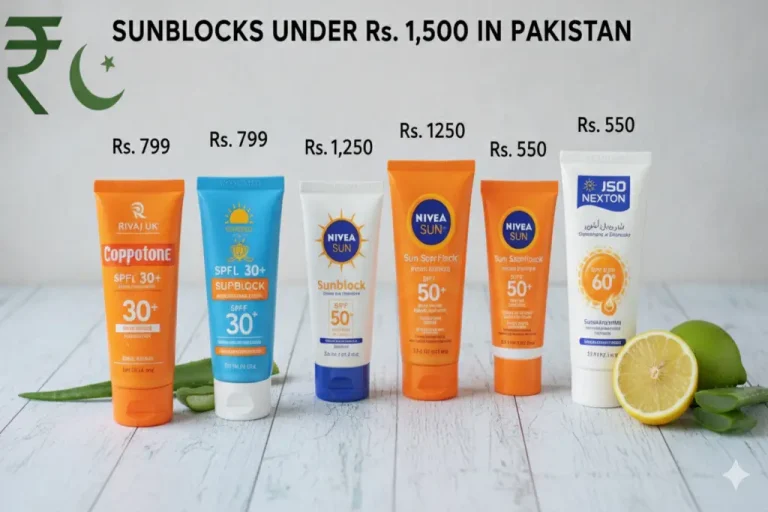 Top 3 High-Protection Sunblocks Under Rs. 1,500 Available in Pakistan Sunblocks Under Rs. 1,500 in Pakistan