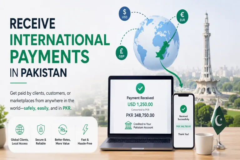 How to Receive International Payments in Pakistan: A Practical Guide for Freelancers (Updated 2026) receive international payments in Pakistan