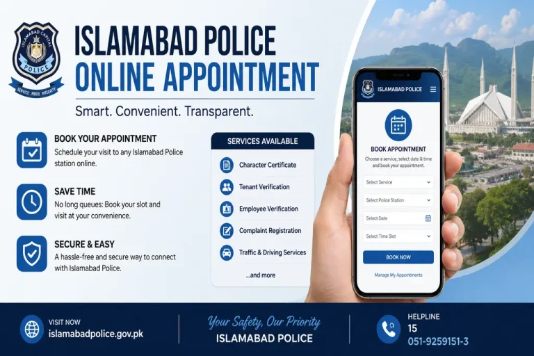 How to Book Islamabad Police Online Appointment: A Complete Guide Islamabad Police Online Appointment