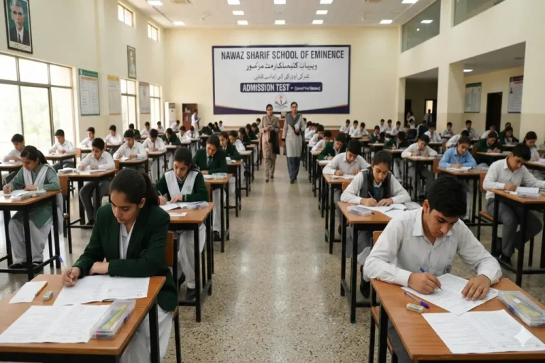 Nawaz Sharif School of Eminence Admission Test
