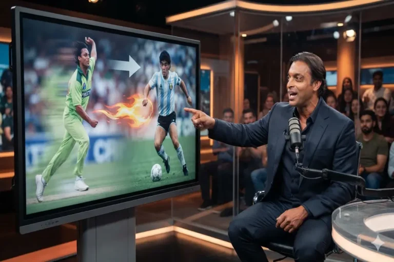 Shoaib Akhtar Football Legend
