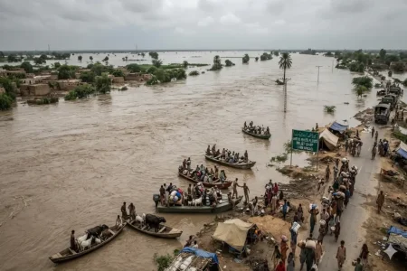 Pakistan Water Update: Low-Level Flooding Persists in Indus River, Other Major Rivers Flowing Normally Flood Situation in Indus River