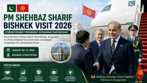 Prime Minister Shehbaz Sharif Arrives in Bishkek on Three-Day Official Visit to Assume SCO Chairmanship PM Shehbaz Bishkek Visit 2026
