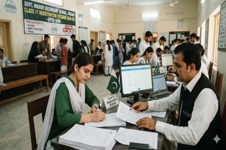 Punjab Class 11 Registration 2026-28