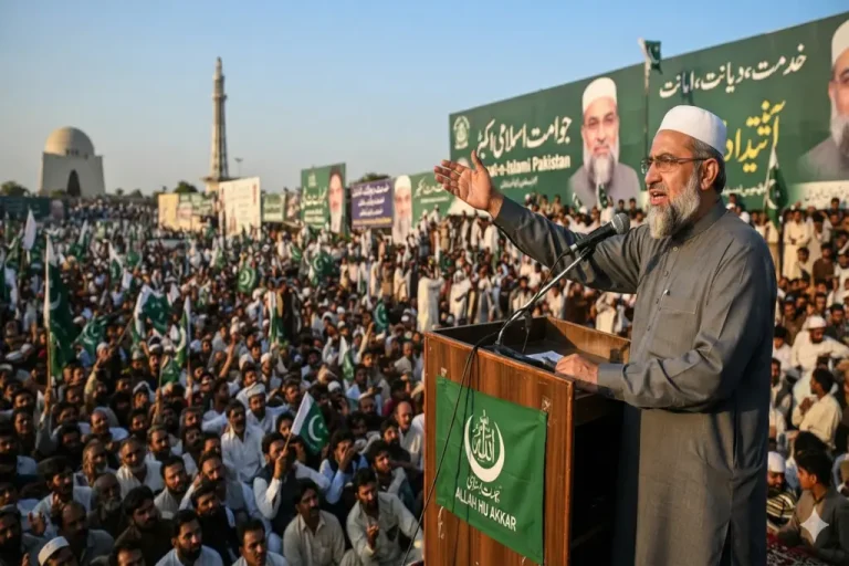 Hafiz Naeem Reaches Sukkur From Karachi, Blames Sindh Government For Blocking JI Supporters Hafiz Naeem