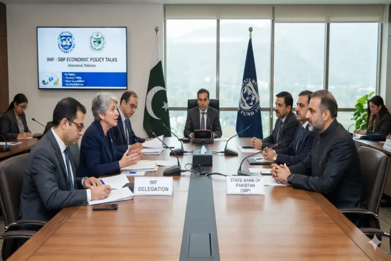 IMF and State Bank of Pakistan Launch High-Stakes Negotiations Today IMF SBP Economic Talks