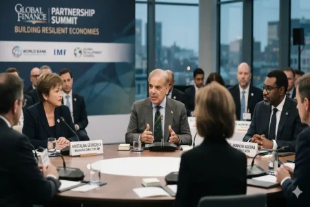 PM Shehbaz Meets Rothschild & Global Finance Giants in London PM Shehbaz Global Finance Meetings