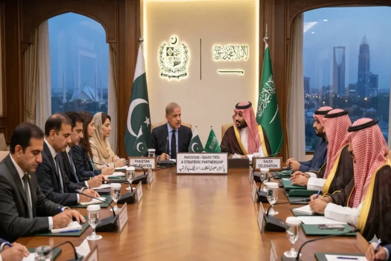 PM Shehbaz and Saudi Crown Prince MBS Hold Key Talks on Regional Tensions and Peace Efforts Pakistan-Saudi Ties