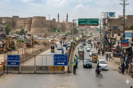 Rawalpindi Traffic Plan for Peshawar Road Remodeling Project Explained Peshawar Road Traffic Diversion