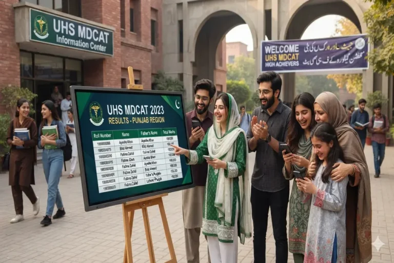 UHS Lahore Announces Punjab MDCAT Results UHS MDCAT Result Punjab