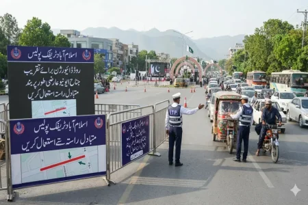 Islamabad Traffic Police (ITP) Issues Yadgar-e-Fatah Traffic Plan Islamabad Traffic Police Event Diversions