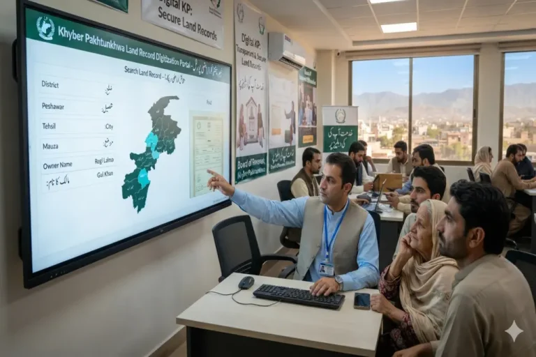 KP Launches E-Fard Portal For Easy Access to Land Services KP Land Record Digitization Portal