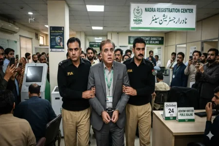 FIA Arrests NADRA Official in Rs. 12 Crore Afghan CNIC Scam NADRA Assistant Director Arrested