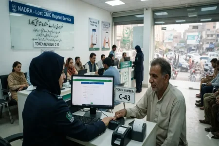 NADRA Lost CNIC Reprint