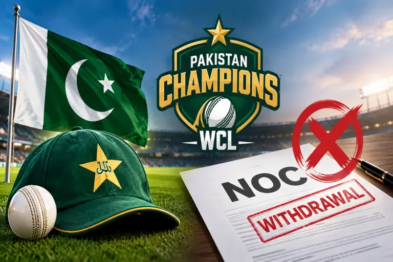 Pakistan Champions Withdraw From WCL Season 3 Over NOC Denial Pakistan Champions WCL Withdrawal NOC