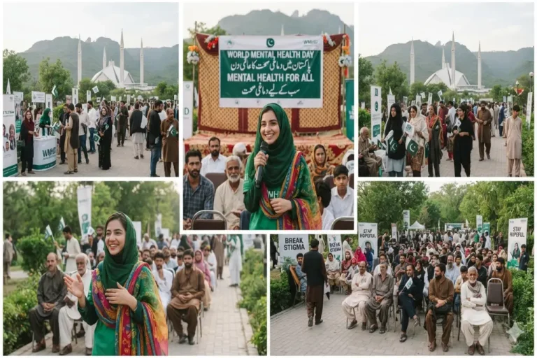 State Leadership Issues National Action Call on Pakistan World Mental Health Day Pakistan World Mental Health Day