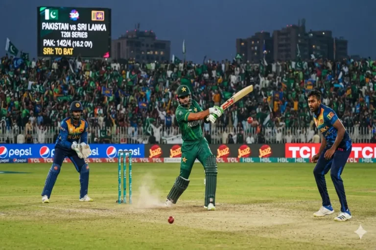 Captain Farhan Thrilling Chase in Pakistan vs Sri Lanka T20I Series Opener Pakistan vs Sri Lanka T20I Series