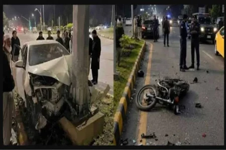 PMLN MNA Son Islamabad Govt Car Accident